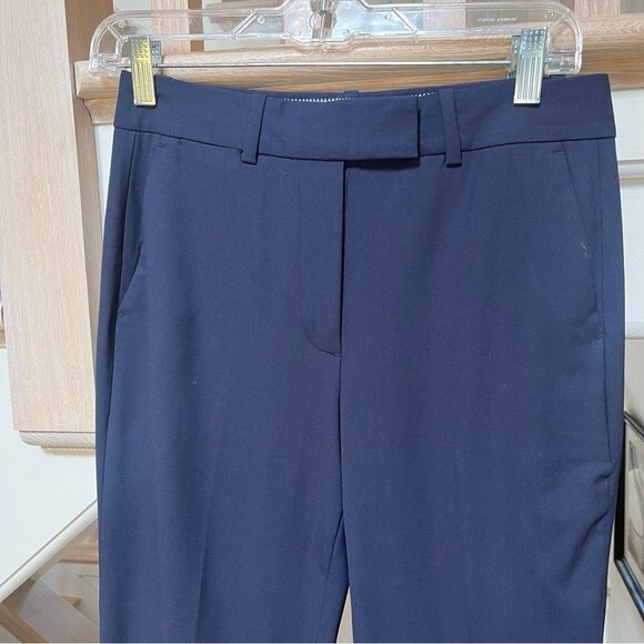 J. Crew Straight-leg Pant in Bi-stretch Wool In Navy 0 - Picture 5 of 15